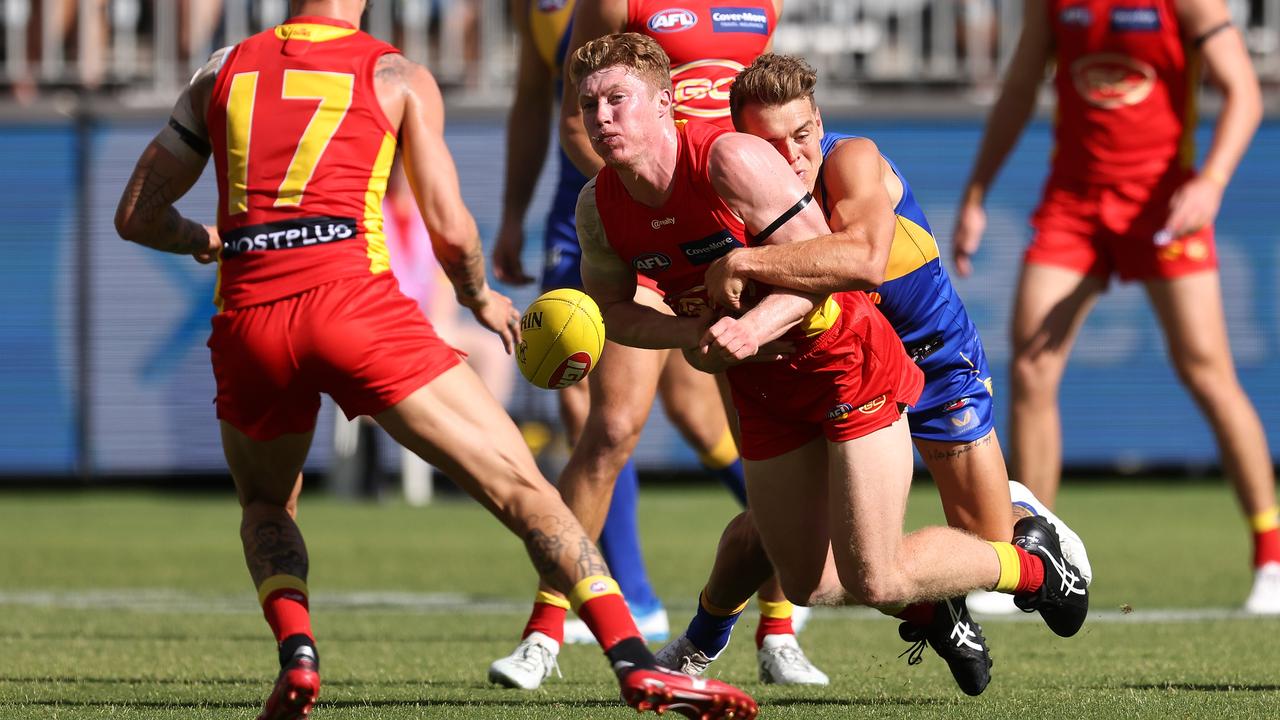 A brutal aftermath for an innocuous tackle. Photo by Paul Kane/Getty Images