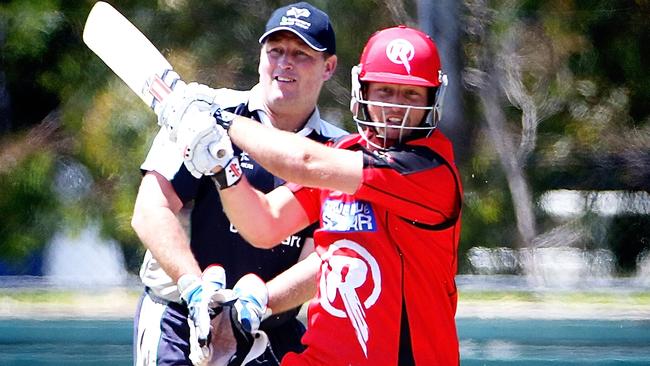 Michael Hill in action for Melbourne Renegades in 2013. Picture: Hamish Blair