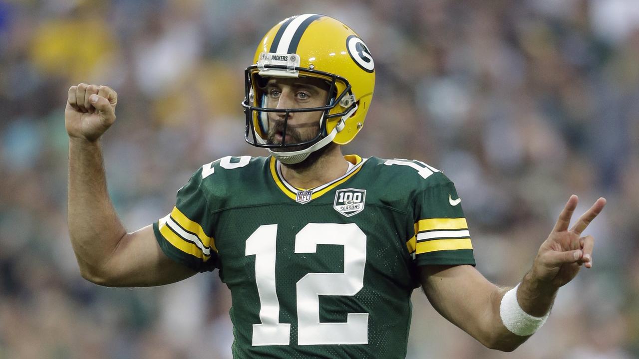 Green Bay Packers' Aaron Rodgers  just got paid.