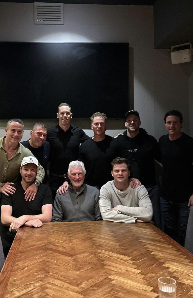 Collingwood's infamous ‘Rat Pack’ has reunited for Mick Malthouse's 70th birthday.