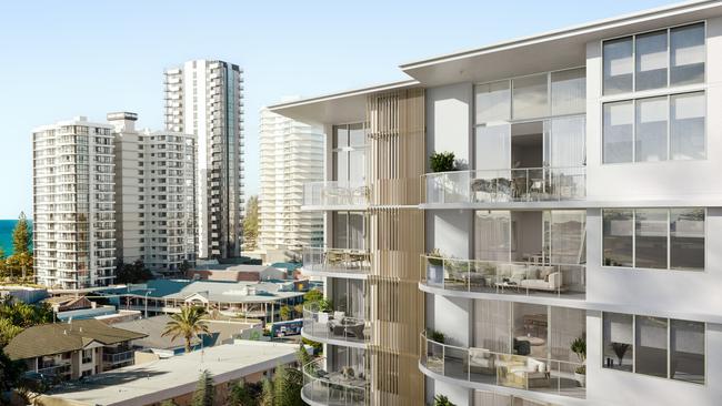 Artist impression of Rhythm Kirra Hill development