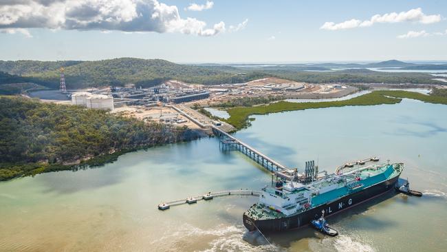 Santos has written down the value of its Gladstone liquefied natural gas project in Queensland. Picture: Supplied