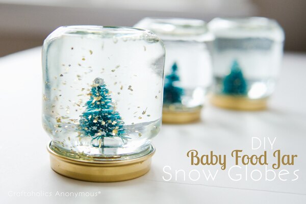 Upcycling Baby Food Jars, Part 2 – Gazing In