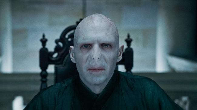 Ralph Fiennes as Voldemort in Harry Potter and the Deathly Hallows - Part 1.