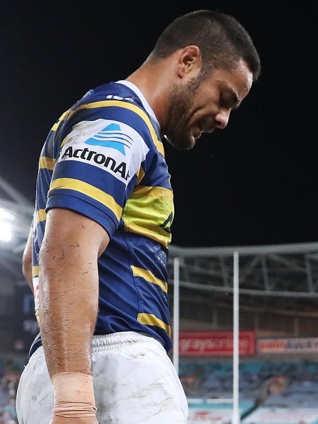 Jarryd Hayne’s homecoming hasn’t gone to plan. (Mark Metcalfe/Getty Images)