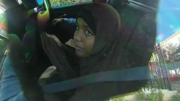 Zainab Abdirahman-Khalif. Picture: Nine News.