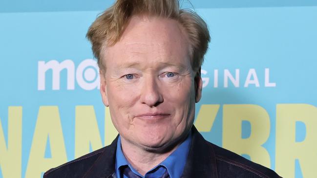 LOS ANGELES, CALIFORNIA - APRIL 16: Conan O'Brien arrives at the Los Angeles Premiere of Max Original Travel Series "Conan O'Brien Must Go" at Avalon Hollywood & Bardot on April 16, 2024 in Los Angeles, California. (Photo by Kevin Winter/Getty Images)