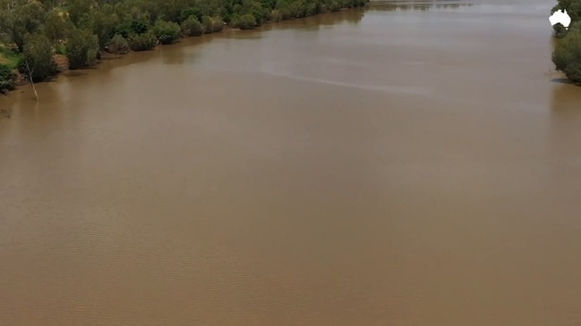 Drone footage of Fitzroy River