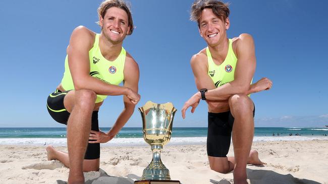 Five-time Coolangatta Gold winner and defending champion Ali Day believes Surfers Paradise clubmate TJ Hendy will be one of his toughest competitors on Sunday. Photo by Richard Gosling