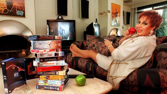 1998: Wills enjoying some VHS movies at home in the city.
