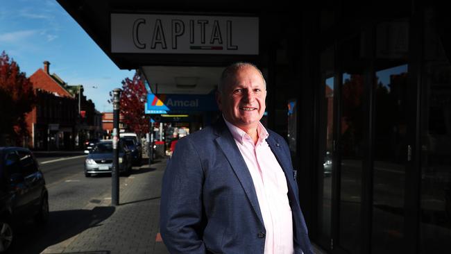 Marti Zucco on the North Hobart restaurant strip. Picture: NIKKI DAVIS-JONES