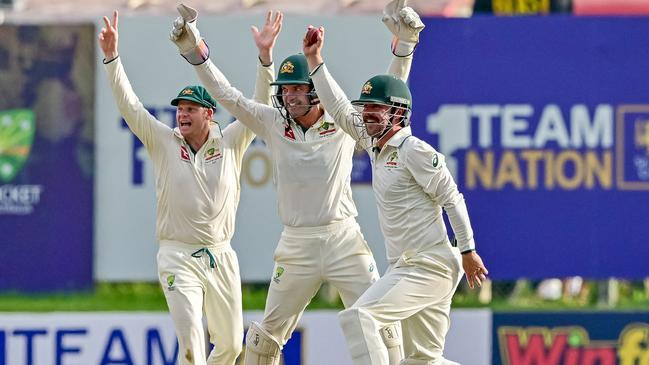 The Aussie Test side is on a roll. (Photo by Ishara S. KODIKARA / AFP)