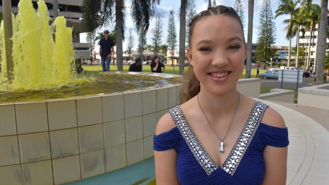 Abby Crawley at the Mackay State High School formal at the MECC, on Wednesday November 18. Picture: Zizi Averill