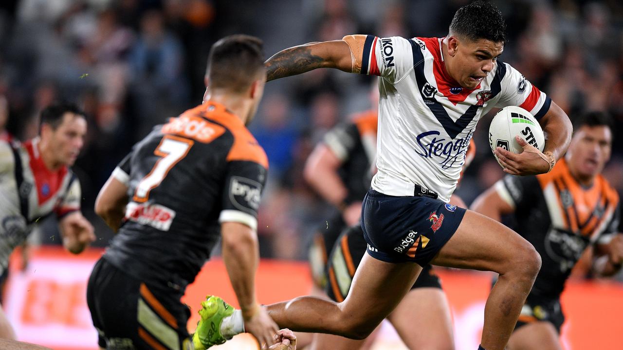 Latrell Mitchell was outstanding last season against the Wests Tigers.