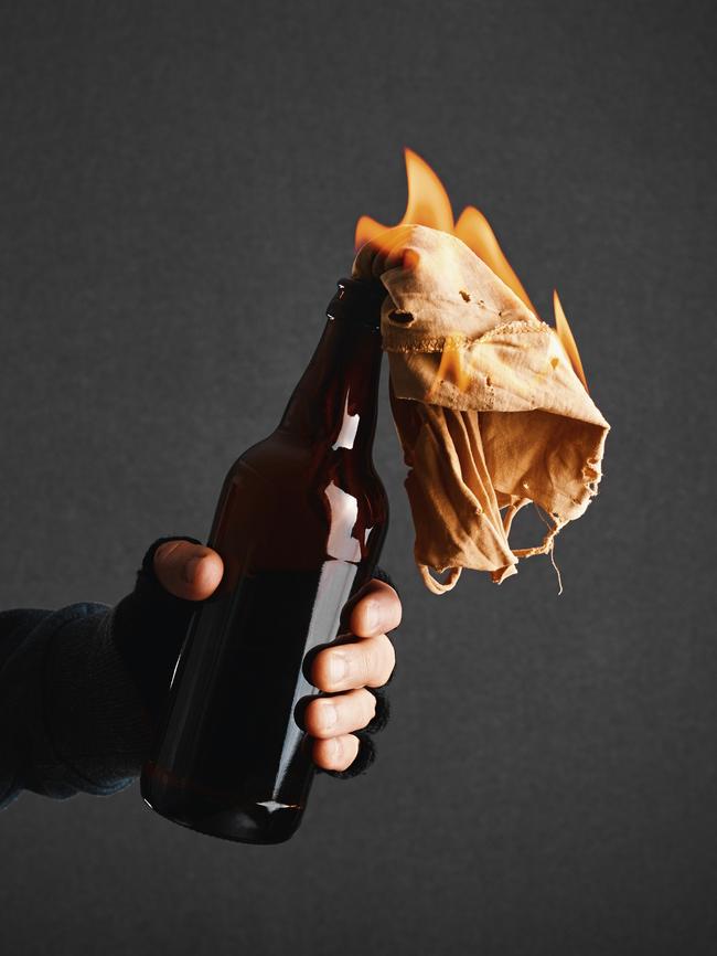 A suspected Molotov cocktail was thrown onto the property. Generic picture: iStock