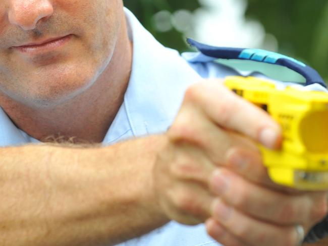 QPS have introduced the use of Taser devices. sergeant Steve Crabbe