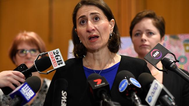 Premier Gladys Berejiklian said she wanted to “send the strongest message possible”. Picture: AAP Image/Joel Carrett