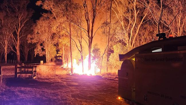 Masie &amp; District Rural Fire Brigade hazard reduction burning on August 1, 2023. Picture: Facebook