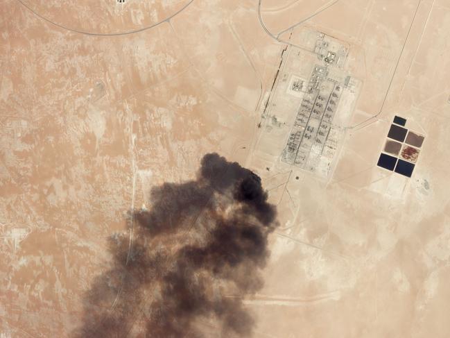 Damage to oil/gas infrastructure from weekend drone attacks at Haradh Gas Plant in Saudi Arabia have sent oil prices skyrocketing. Picture: Supplied