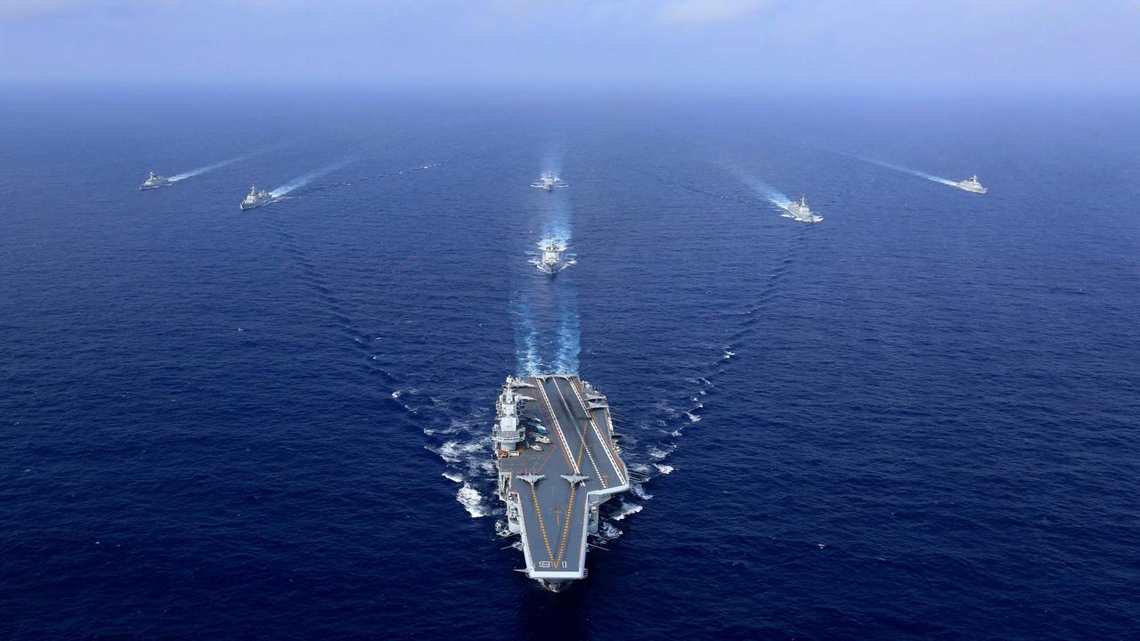 China’s Liaoning aircraft carrier. Picture: AFP