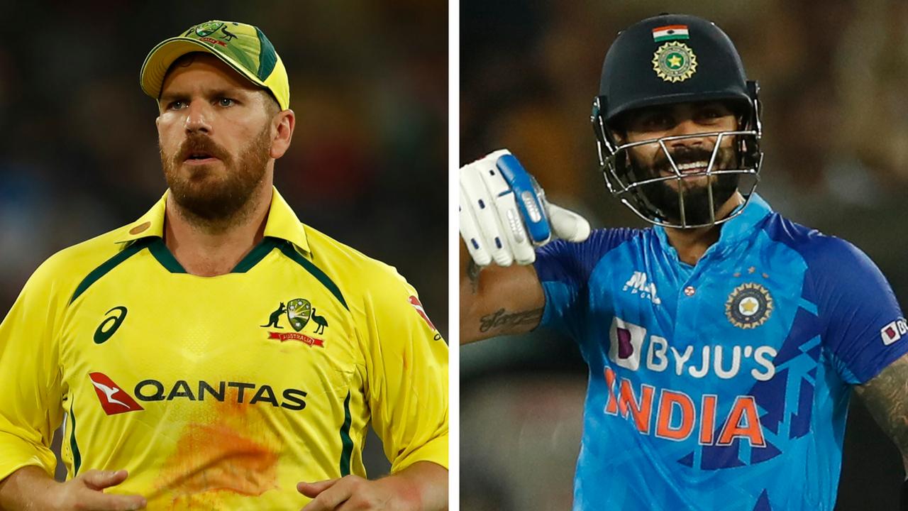 Aaron Finch and Virat Kohli