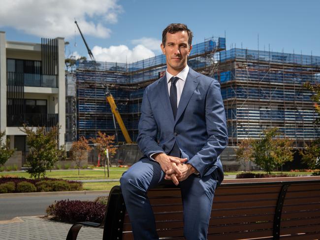 Cedar Woods managing director Nathan Blackburne expects a strong recovery in offshore buyer numbers. Picture: Brad Fleet