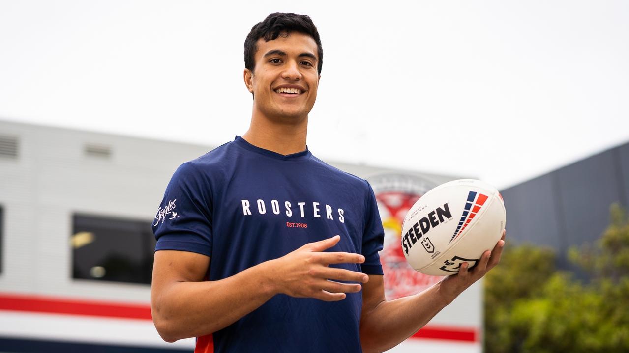 Sydney Roosters new signing Joseph Suaalii. Picture: Roosters Digital