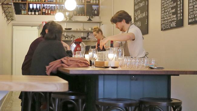 Hobart's new wine bar, Sonny. Picture: PATRICK GEE