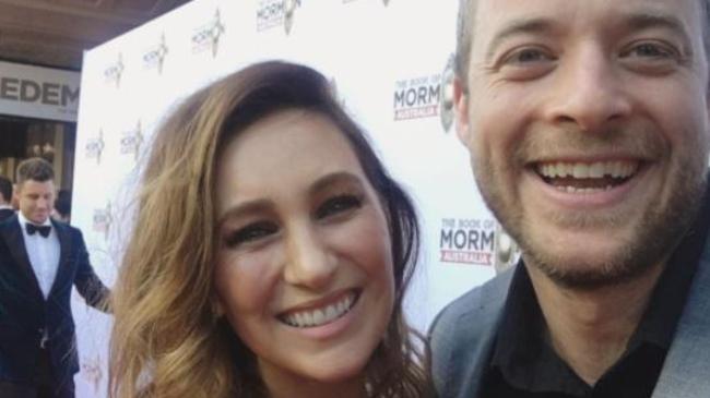 Zoe Foster Blake and funnyman husband Hamish Blake on the red carpet.