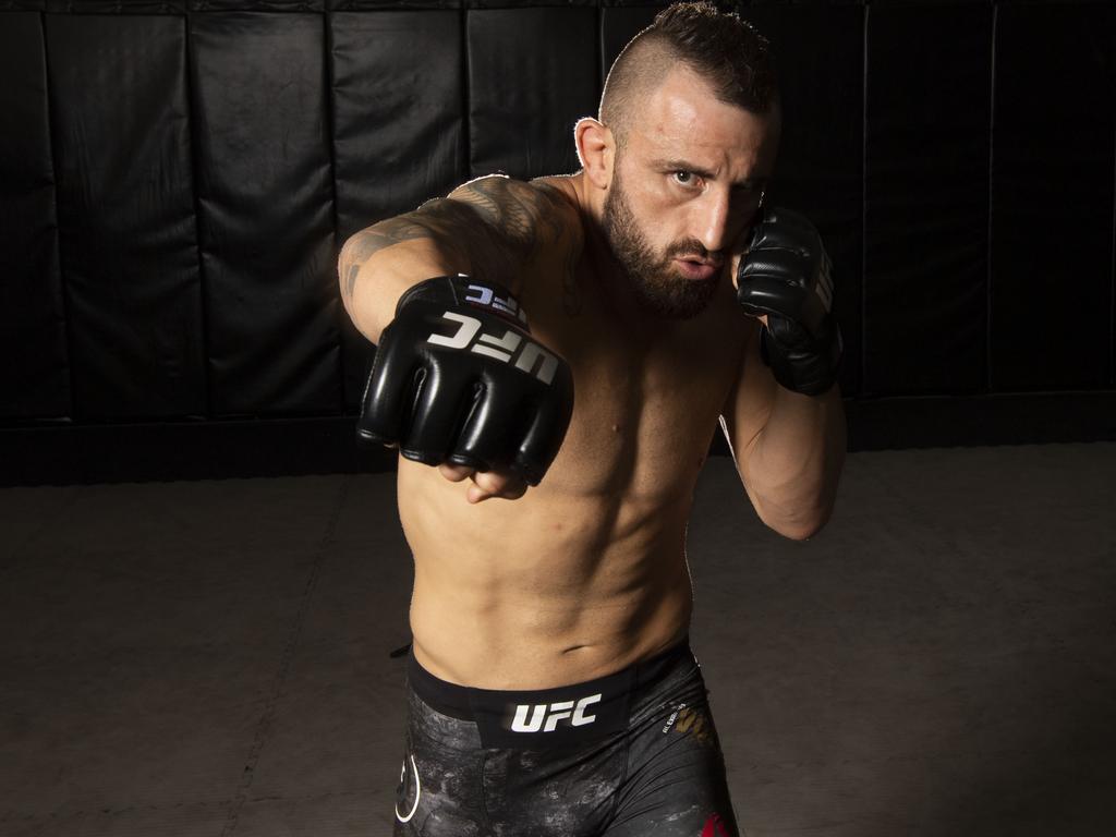 UFC champion Alex Volkanovski wants to make a statement against Brian Ortega. Picture: NCA NewsWire / Simon Bullard.