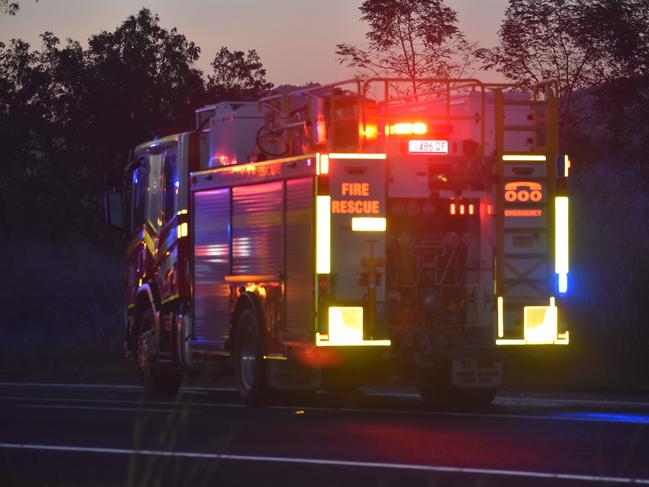 firetruck qfes firies night Picture: Lillian Watkins generic