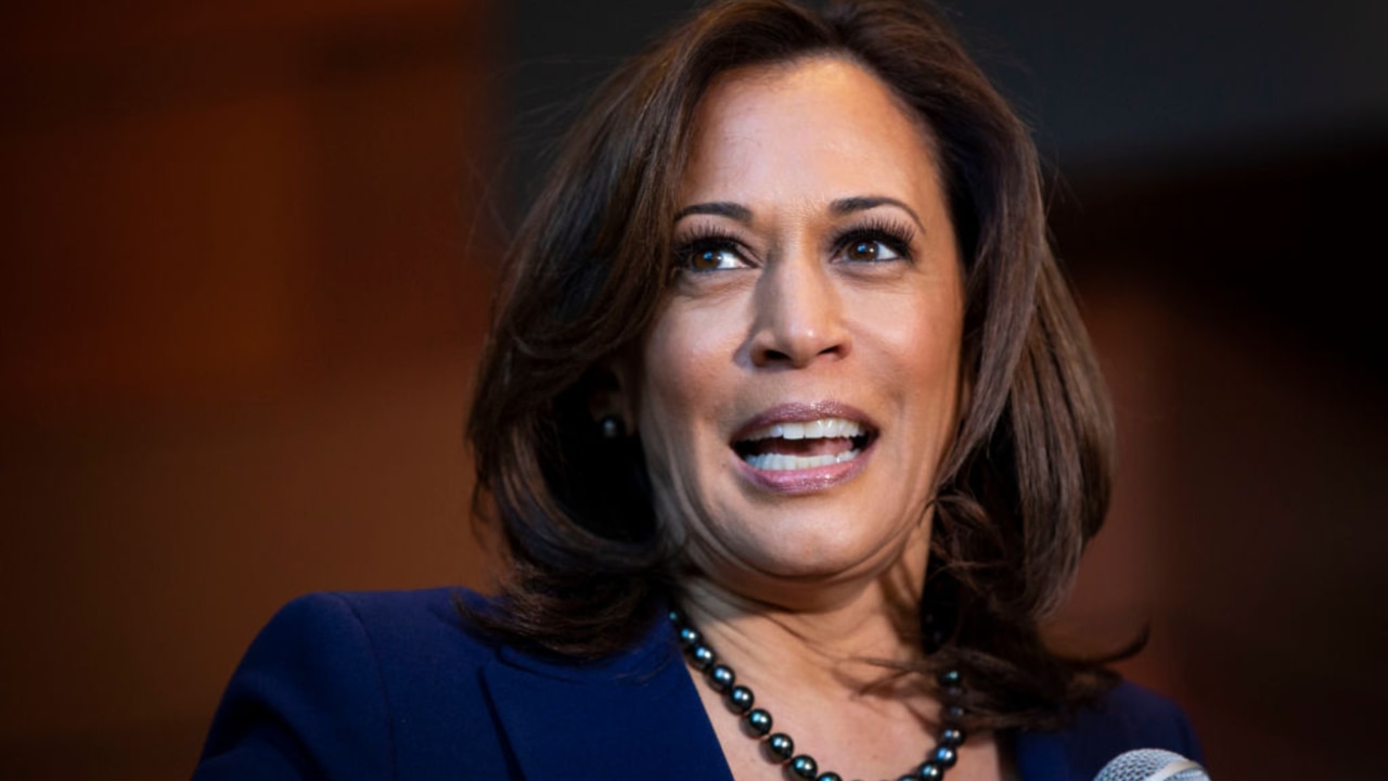 Kamala Harris mocked for repeating same expression over and over again