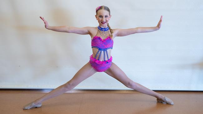 Tully Bell competed in the jazz up tempo (11-22 years) on the third day of the Gympie Eisteddfod. Picture: Christine Schindler