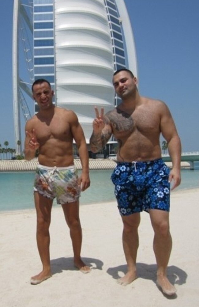 Hakan Arif left) and Hakan Ayik (right) in Dubai. Picture: Network News