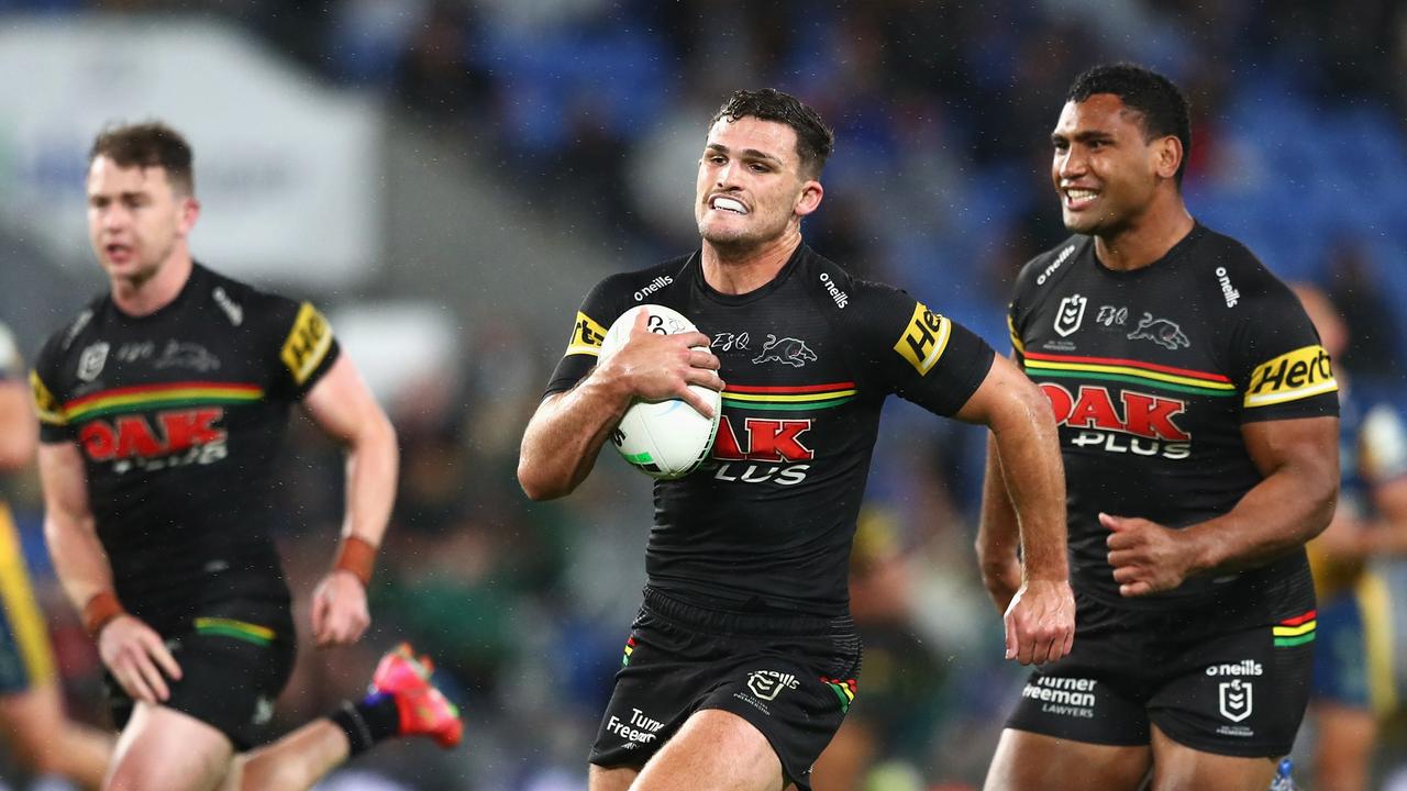 Bennett claims the Panthers use illegal tactics to protect Nathan Cleary. Picture: Getty Images.