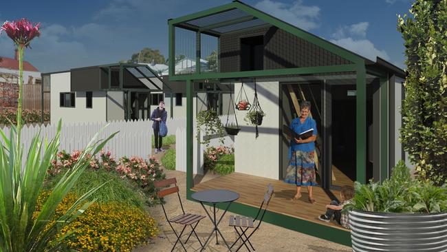 An artist’s impression of the homes. Picture: Supplied