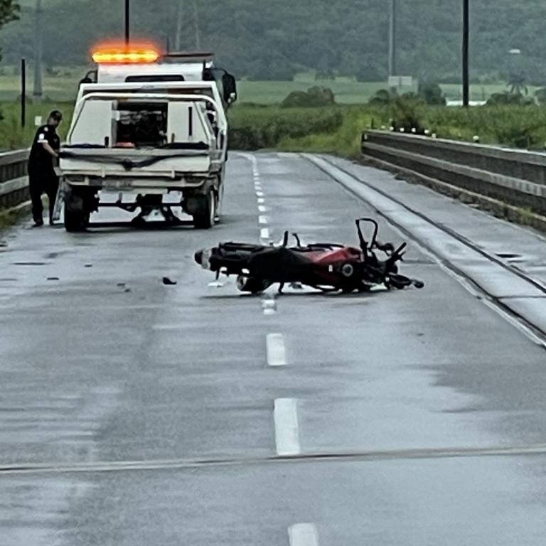 Patrick had been riding in the southern lane of the bridge, which includes a rail line, when it is understood his bike suddenly veered into the opposite lane. Picture: Fergus Gregg