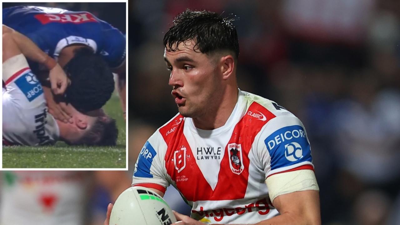 St George Illawarra will argue Kyle Flanagan was accosted on the ground by Canterbury centre Stephen Crichton seconds before a biting allegation erupted on Saturday night.