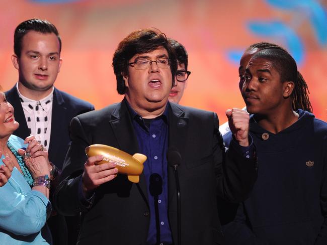 Schneider received the Lifetime Achievement Award onstage during Nickelodeon's 27th Annual Kids' Choice Awards in 2014. Picture: Kevin Winter/Getty Images