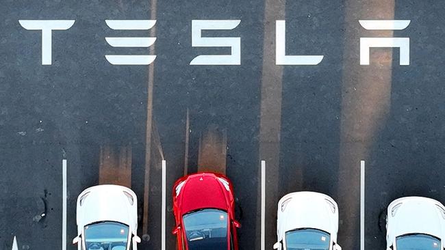 Tesla’s shares and sales have come under pressure with Elon Musk focused on projects outside the electric vehicle maker. Picture: AFP