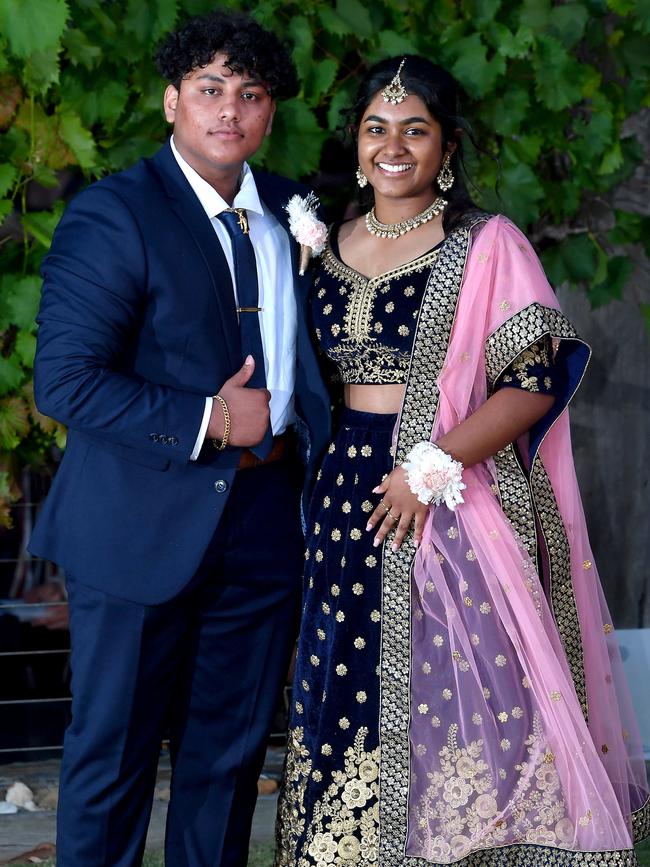 Eljin Eldho Lily Mathews Parklands Christian College formal. Friday November 19, 2021. Picture, John Gass