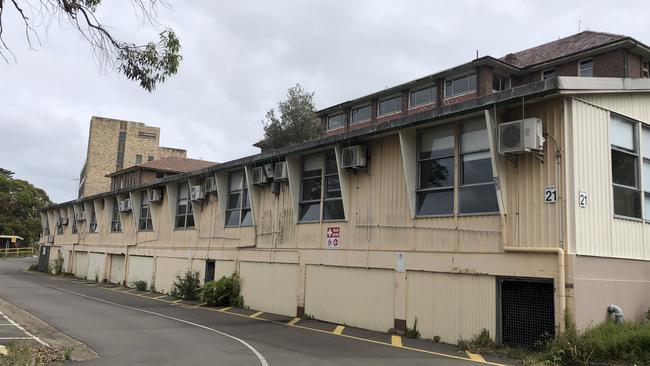 Part of the Manly Hospital site, left vacant in late 2018. Picture: Jim O'Rourke