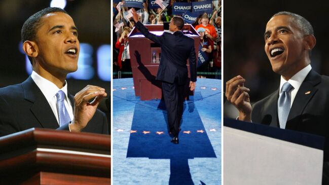 Obama at the DNC: A Look Back on His Biggest Convention Moments