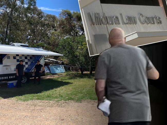 Former Victoria Police officer Colin Sinclair charged over alleged weapons and chemical stash at Red Cliffs property. Picture: ART