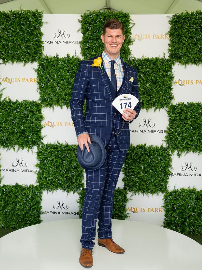 Melbourne Cup 2020: Gold Coast Turf Club Fashion on the Fields mens runner up Beau Zorko. Photo: Supplied