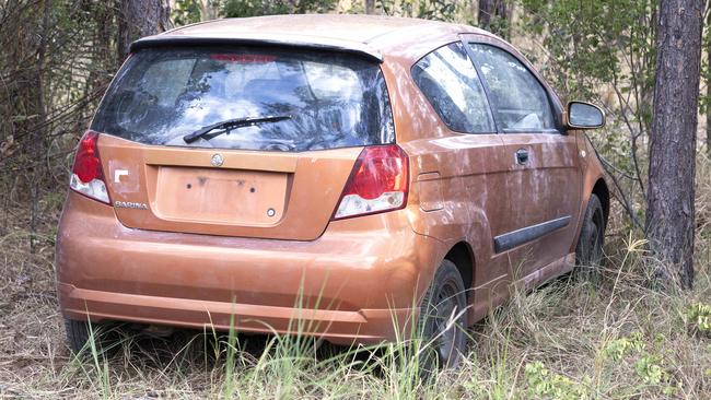 Police have located a stolen orange Holden Barina hatchback. Picture: Richard Walker