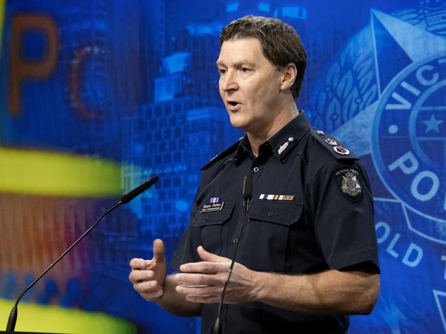 There’s been a new test for Victoria Police Chief Commissioner Shane Patton. Picture: David Geraghty