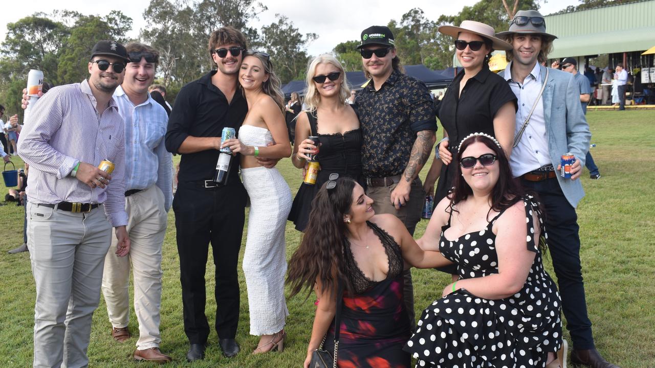 Patrons at the Yeppoon Turf Club's Derby Day races at Keppel Park Racecourse on November 2, 2024.