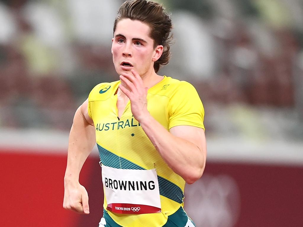 More than 3.1 million people watched 23-year-old law student Rohan Browning’s 100m semi-final. Picture: Getty Images