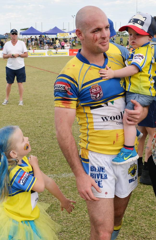 Grant Rovelli at the Mackay District Rugby League Grand Final September 7, 2014. Picture: Peter Holt